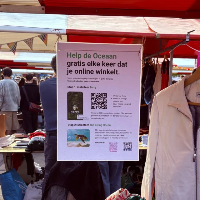 Every little bit counts. 🌍💙

While helping a friend at a flea market in Utrecht, I took the opportunity to spread the word about @terry.earth  and our work with The Living Ocean.

Change starts with ourselves, and everyone can make a difference. Sometimes it’s simply about sharing the message, starting a conversation and inspiring others to care. 🌊🐢🪸🐬

Want to help or thinking about doing something together? Get in touch and let’s see what we can do! 💙

#TerryEarth #TheLivingOcean #OceanConservation #MakeADifference #EveryLittleBitCounts #ProtectOurOceans #Zanzibar